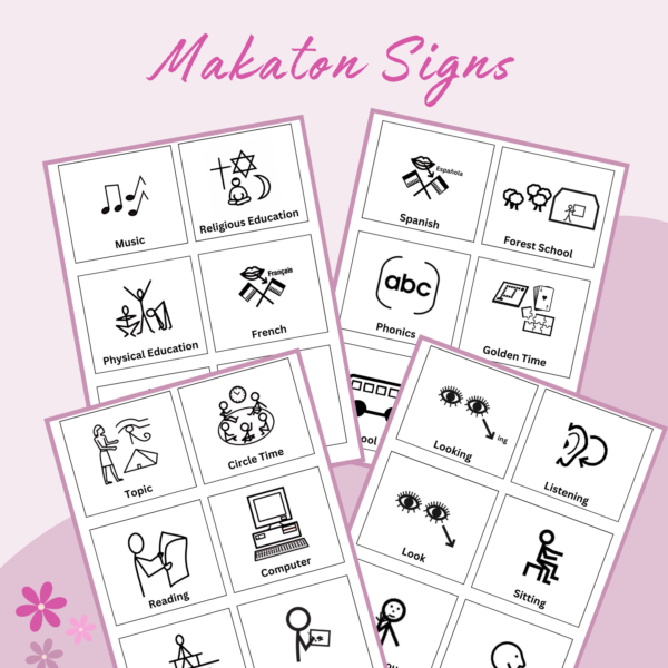 Schools Makaton Signing Cards - Symbols - Image 2