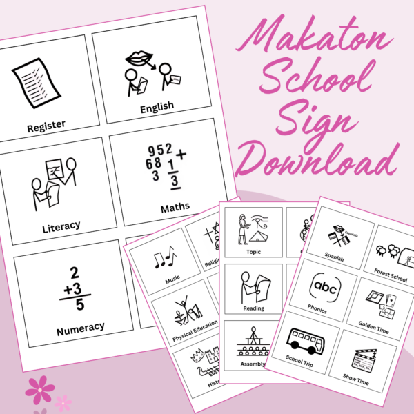 Schools Makaton Signing Cards - Symbols